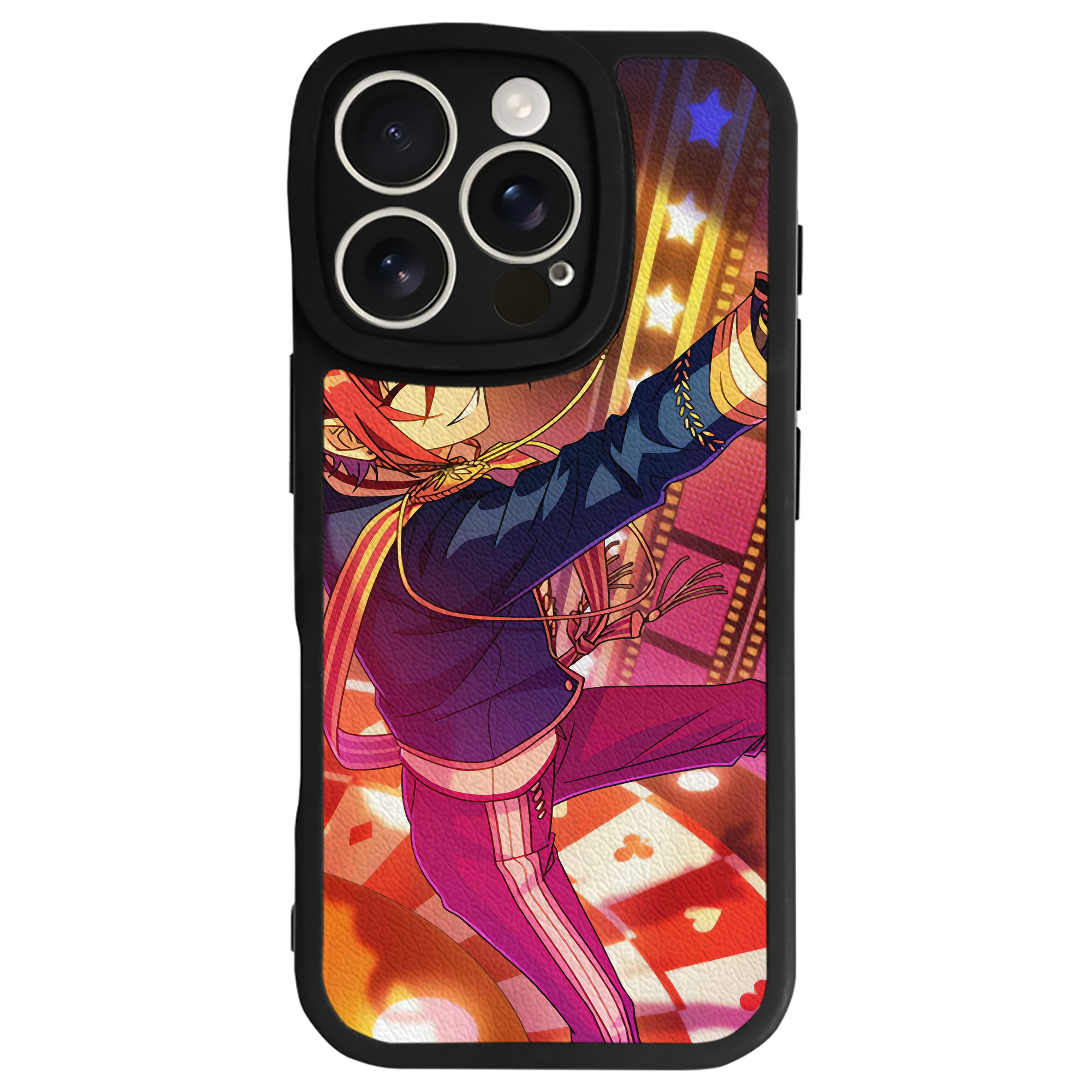 （画像用） あんさんぶるスターズ! Ensemble Stars 【iPhone 16シリーズ対応】シリコンスマホケース（レザー調） 材質：シリコン